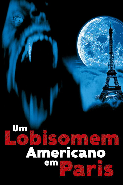 Capa de Um Lobisomem Americano em Paris